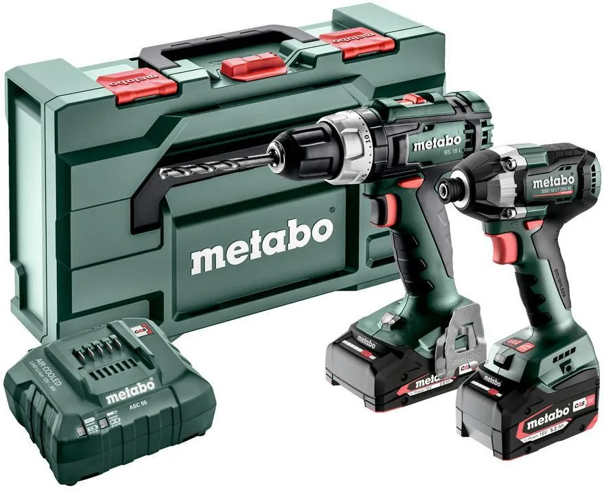Набор аккумуляторных инструментов Metabo Combo Set 2.8.2 685194000 с 2 АКБ и ЗУ