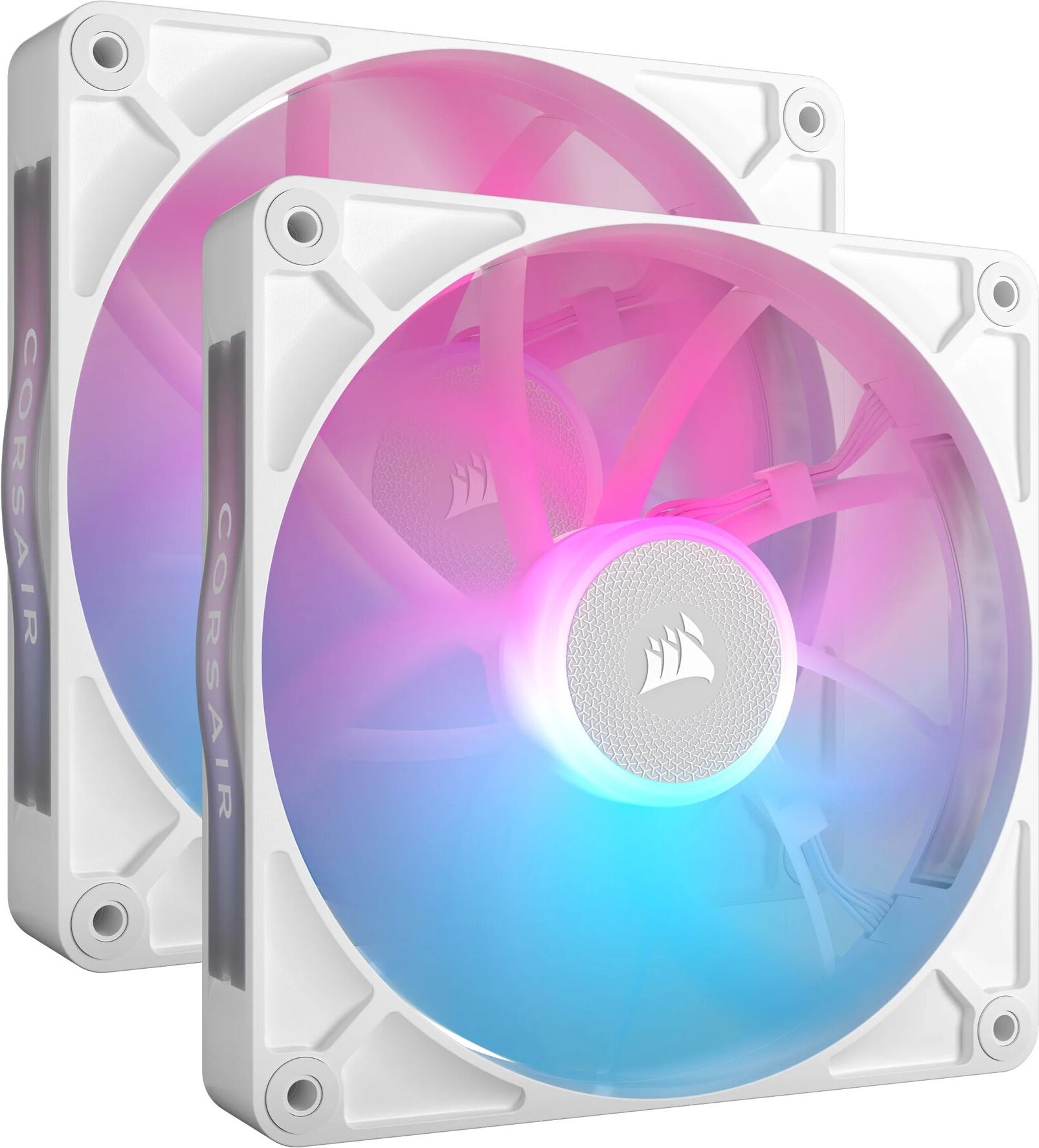 Вентилятор для корпуса Corsair iCUE LINK RX140 RGB CO9051024WW, белый, 2шт