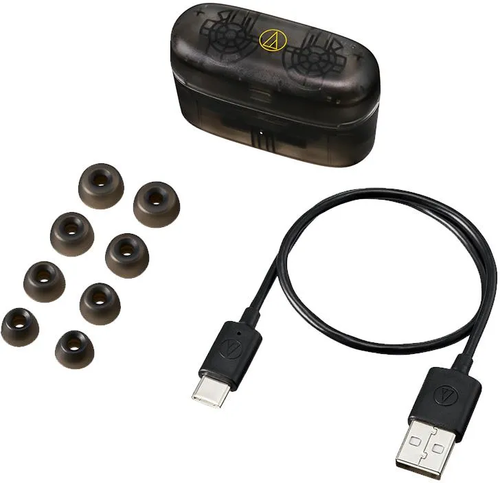 Беспроводные наушники Audio-technica ATH-CKS30TW прозрачные