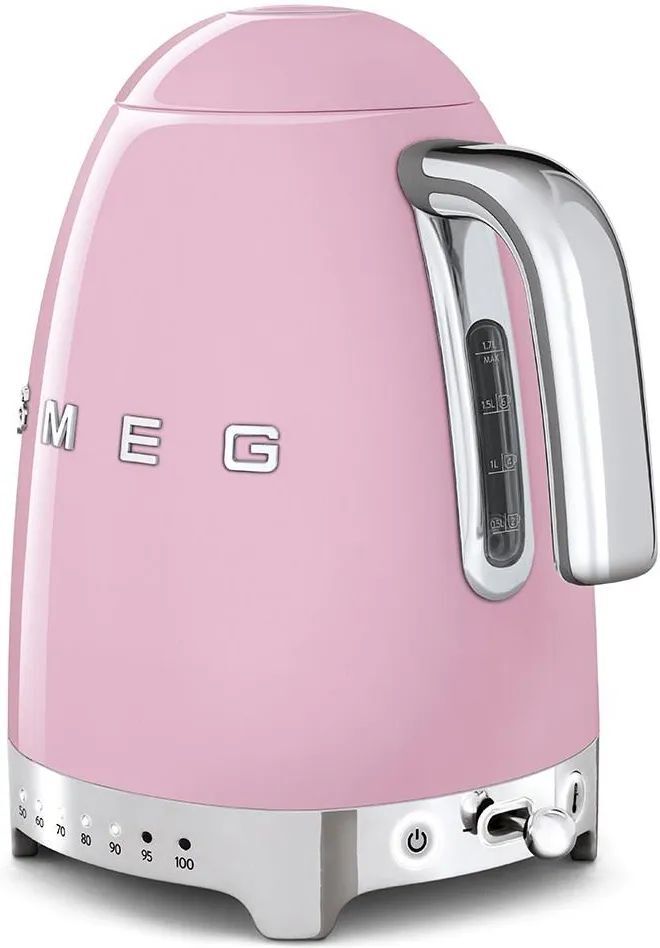 Чайник Smeg KLF04PKEU пастельный розовый