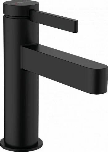 Смеситель для раковины Hansgrohe Finoris с донным клапаном черный матовый 76010670