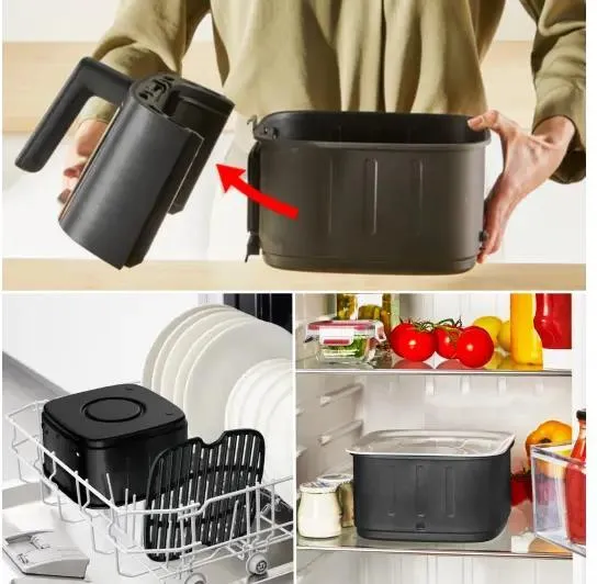 Фритюрница Tefal Easy Fry Silence Vision XL EY5568