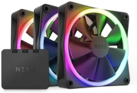 Комплект вентиляторов NZXT F120 RGB, 3×120 мм, чёрный, с контроллером