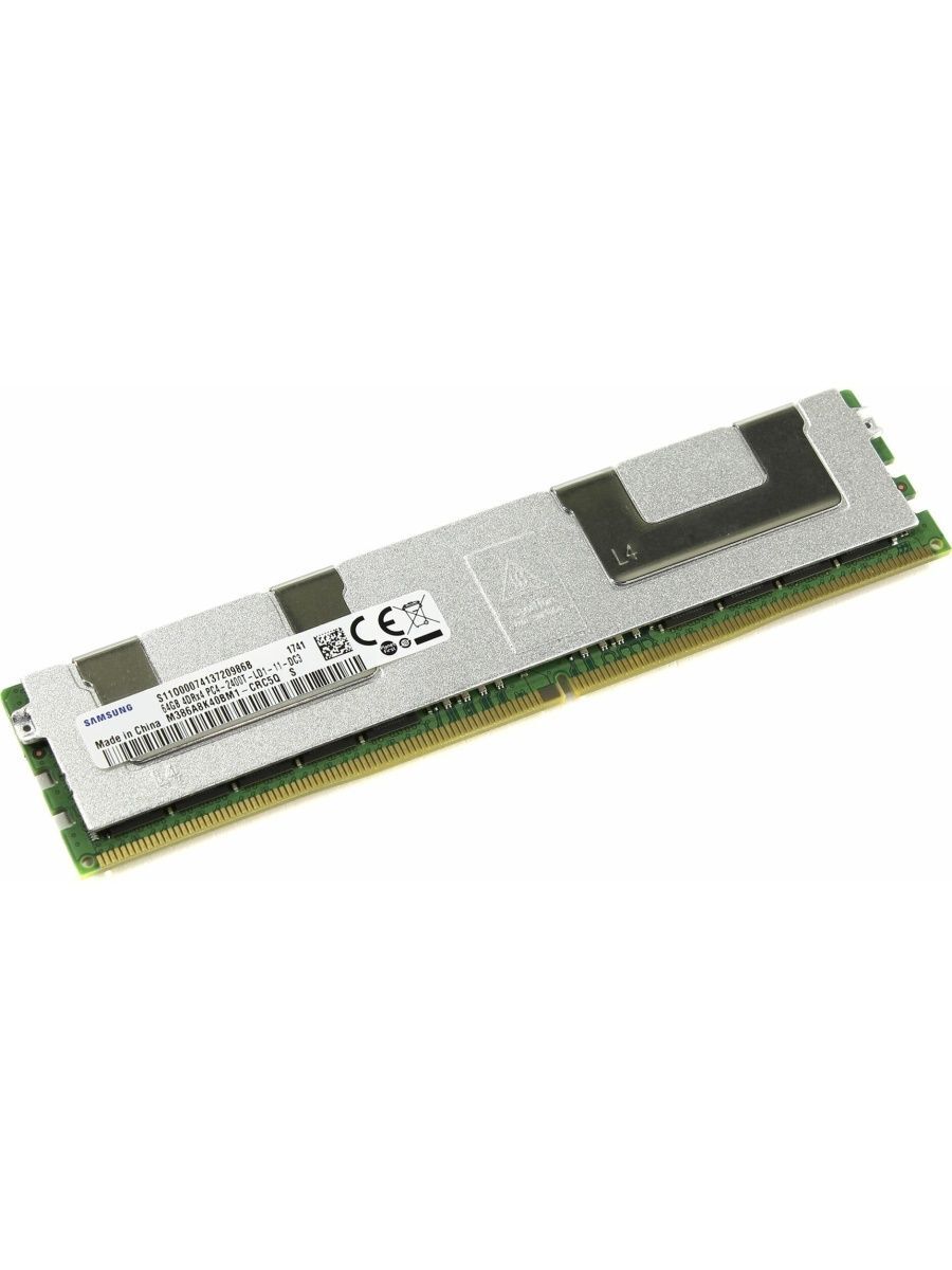Оперативная память Samsung 64 ГБ DDR4 2400 МГц LRDIMM CL17 M386A8K40BM1-CRC