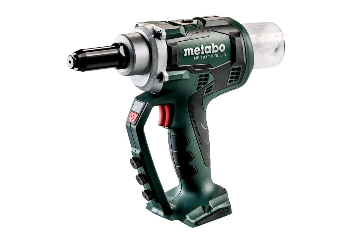 Аккумуляторный заклёпочник Metabo NP 18 LTX BL 5.0 619002840 в кейсе
