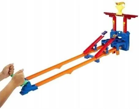 Игрушечный трек Hot Wheels Steam Tory Launcher Kit Challenge Auto HDY48