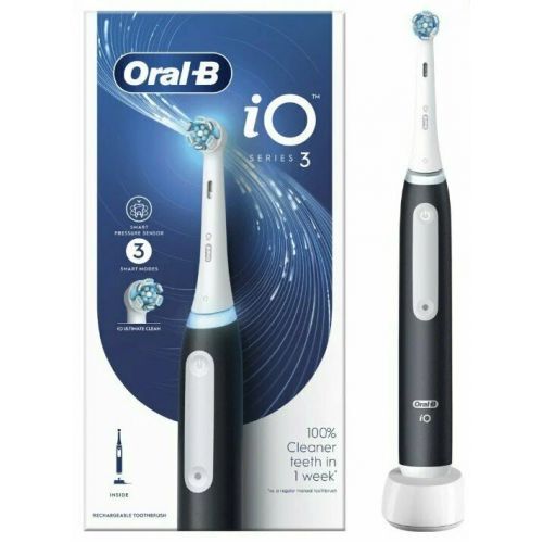 Электрическая зубная щетка Oral-B iO 3, черный