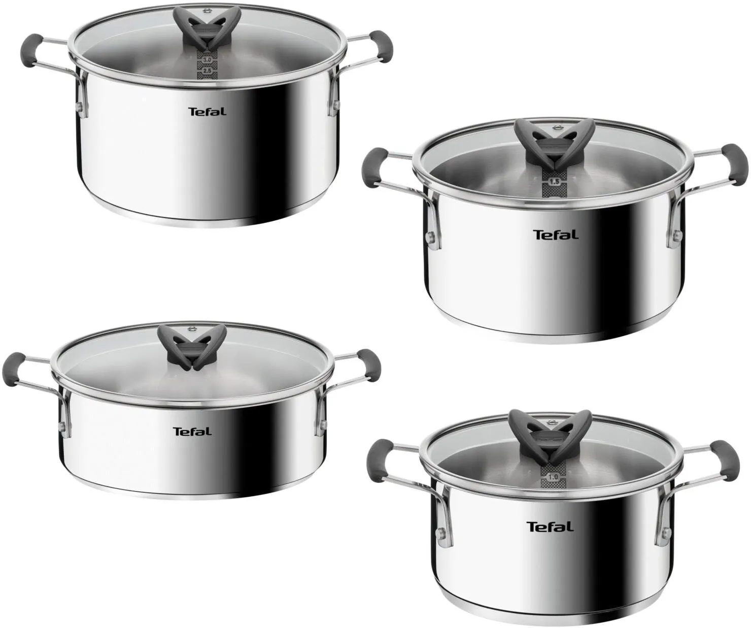 Набор кастрюль Tefal Opti Space G7378S55 8 предметов