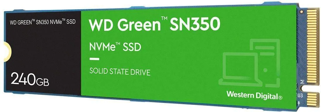SSD-накопитель Western Digital Green SN350 250 ГБ M.2 (WDS250G2G0C)