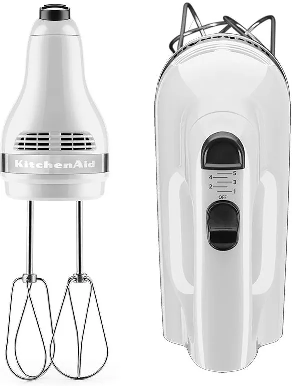 Ручной миксер KitchenAid Classic 5KHM5110EWH, белый