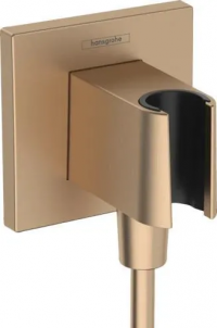Подключение шланга Hansgrohe FixFit E, бронза матовая 26889140