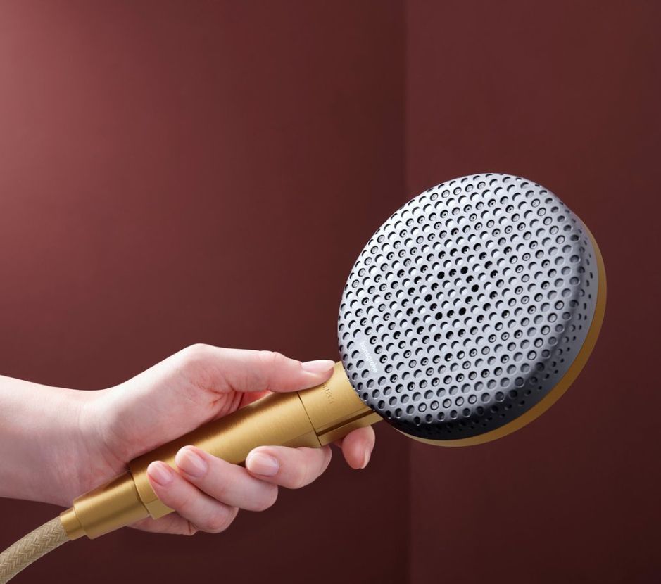 Душевой комплект Hansgrohe Raindance Alive Select S 24601140 матовая бронза