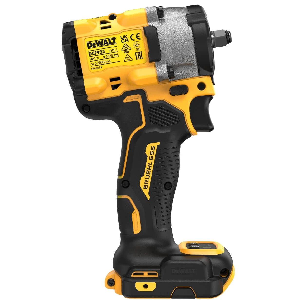Аккумуляторный гайковерт DeWalt (DCF923N), без АКБ и ЗУ