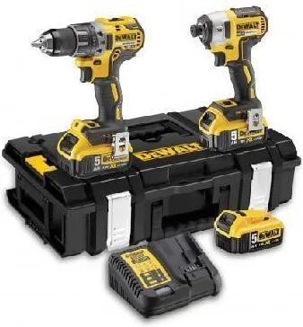 Набор инструментов DeWalt DCK266P3 (ударная дрель-шуруповерт DCD796 и ударный шуруповерт DCF887), 3 X 5 Ач и ЗУ, в кейсе