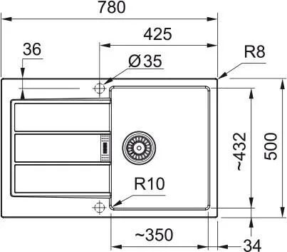 Кухонная раковина Franke Sirius S2D 611-78 143.0612.681, Ореховый