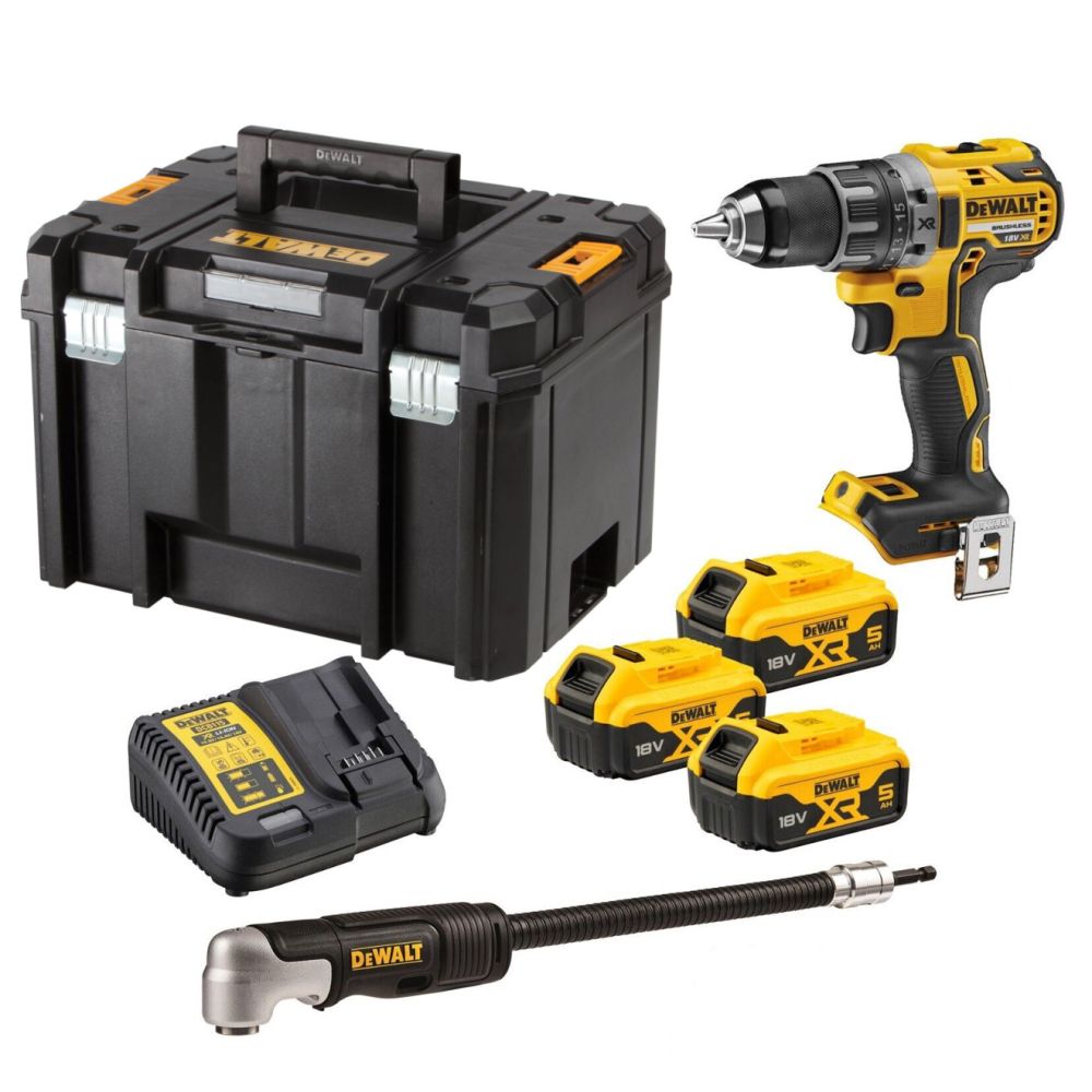 Аккумуляторная ударная дрель-шуруповёрт DeWalt DCD791P3A-QW