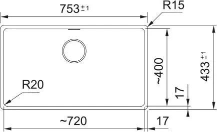Кухонная раковина Franke Maris MRG 110-72 125.0687.261, оникс