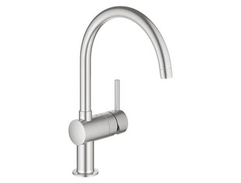 Смеситель Grohe Vento сталь 30427Dc0