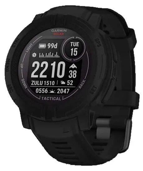 Смарт-часы Garmin Instinct 2 Solar Tactical 100262703, чёрные
