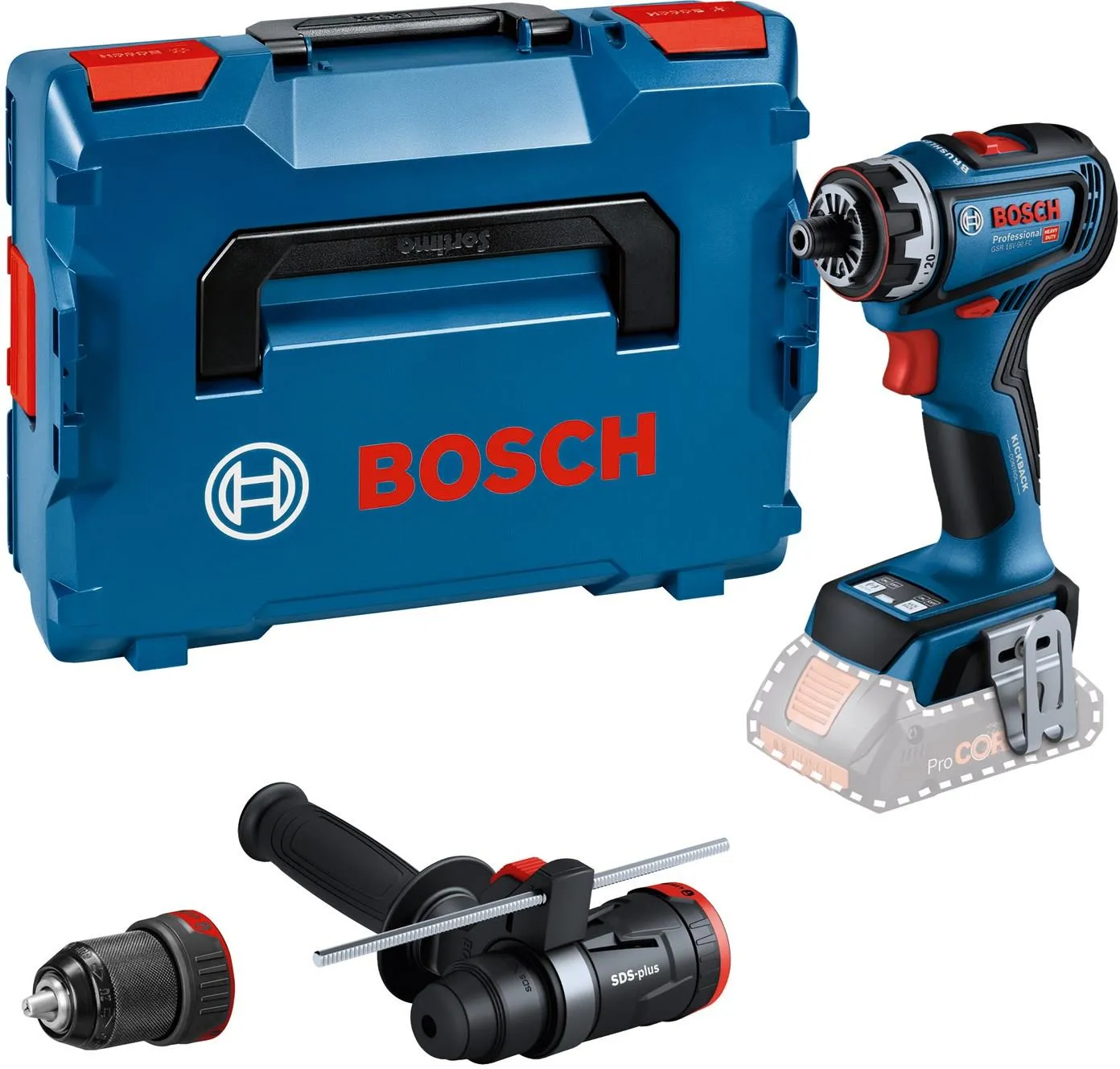 Дрель-шуруповёрт Bosch GSR 18V-90 FC Professional 06019K6204