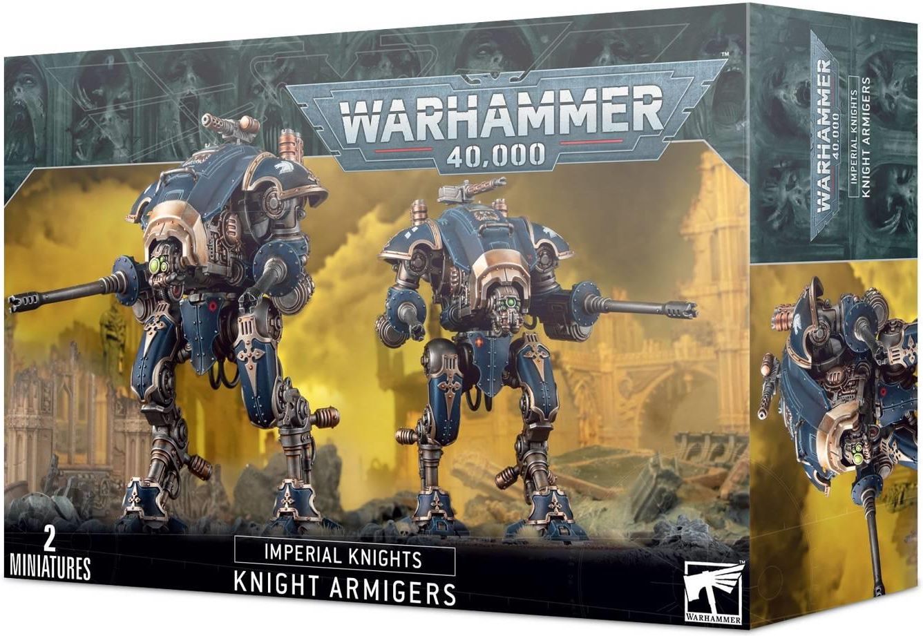 Набор миниатюр Games Workshop Warhammer 40k Imperial Knights Armigers Helverins/Warglaives