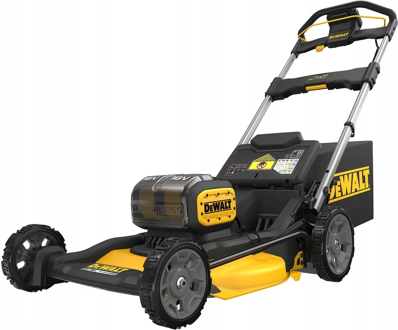Аккумуляторная газонокосилка DeWalt DCMWP134N-XJ, без АКБ и ЗУ