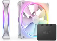 Комплект вентиляторов NZXT F140 RGB Duo, 2×140 мм, белый