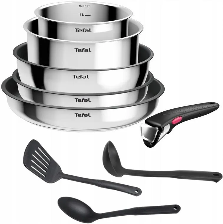 Набор посуды Tefal Ingenio Cook Eat 9 предметов L881S904
