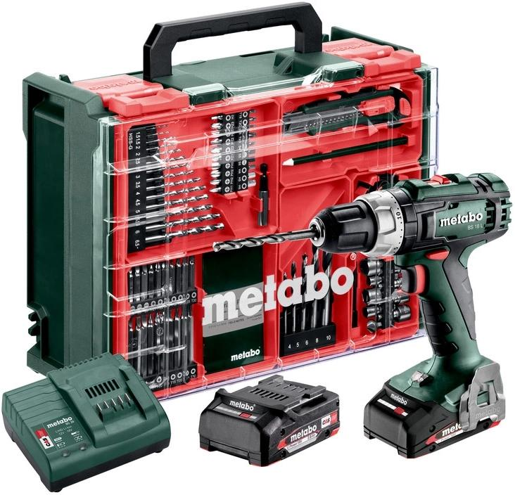 Аккумуляторная дрель-шуруповёрт Metabo BS 18 L Set 614051710