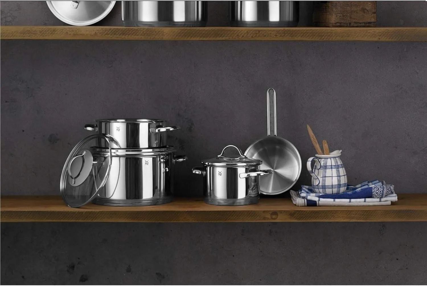 WMF Provence Plus набор из 4 кастрюль, нержавеющая сталь