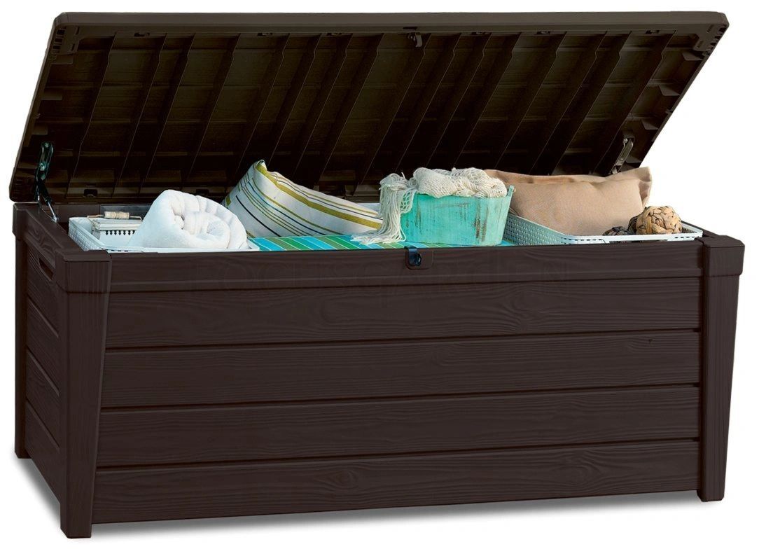 Ящик для хранения Keter Brightwood 455 л, коричневый 230400