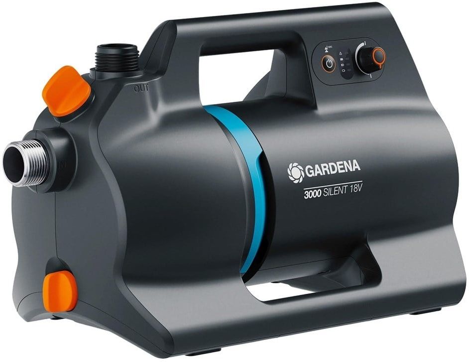 Аккумуляторный садовый насос Gardena 3000-3 P4A 14610-55 18В без АКБ и ЗУ