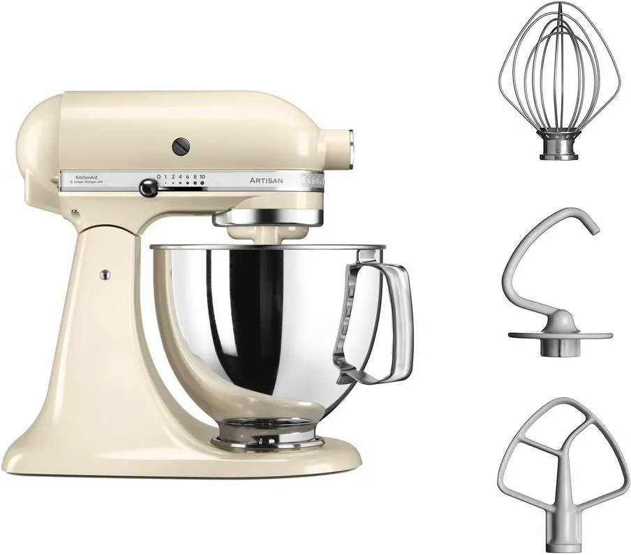 Планетарный миксер KitchenAid Artisan 5KSM125EAC, кремовый