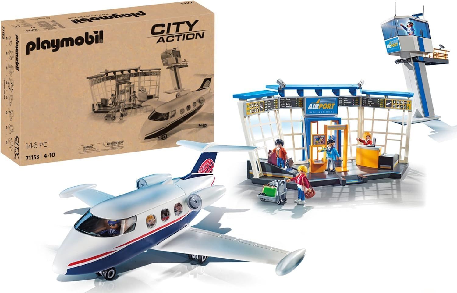 Конструктор Playmobil 71153 City Action Аэропорт с самолетом
