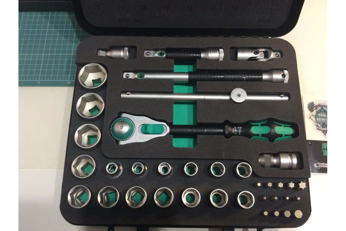 Wera трещотка zyklop 1/2 8100 C 2 в метрическом наборе 05003645001