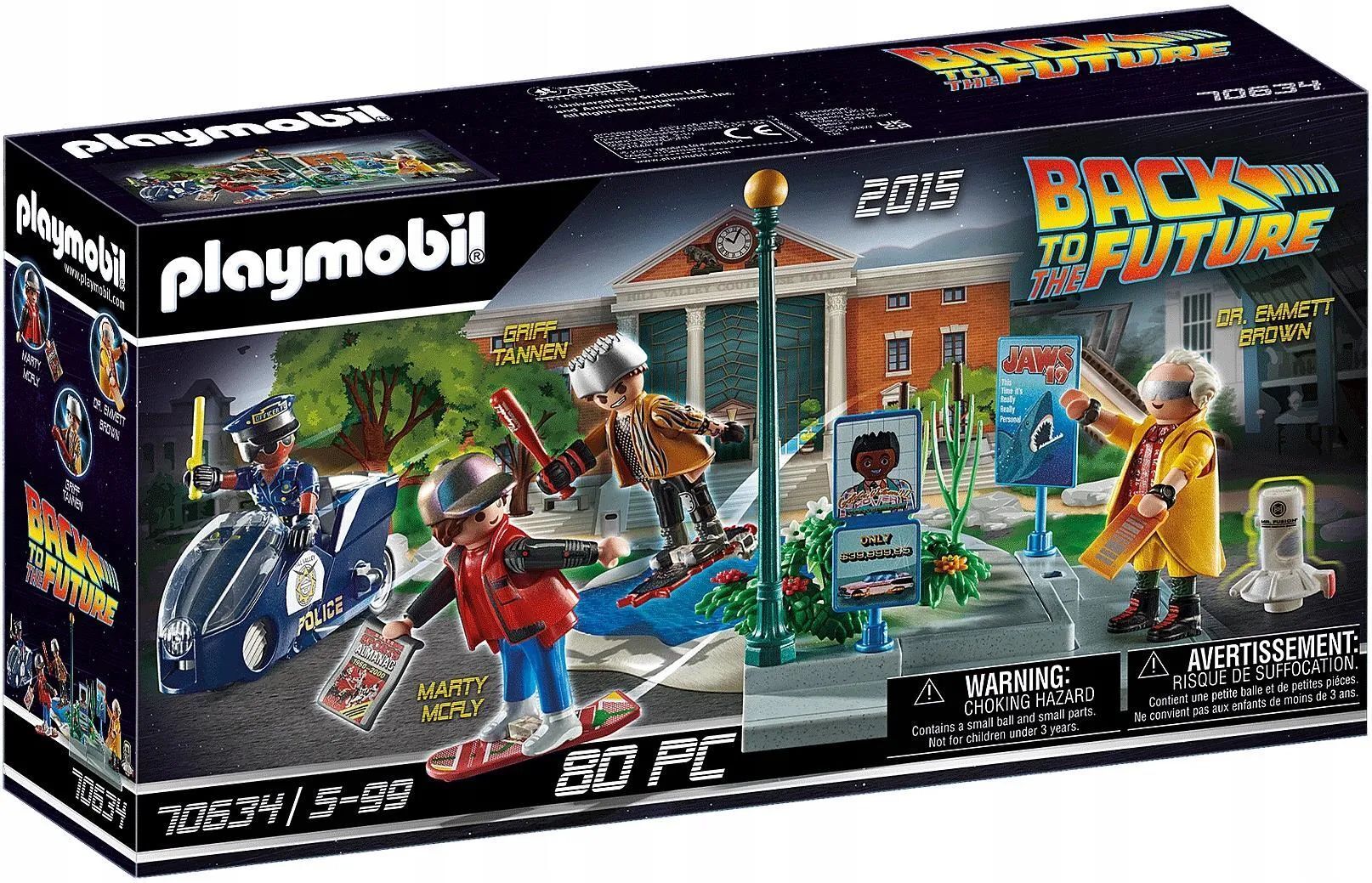 Игровой набор Playmobil 70634 Назад в будущее 2 Преследование на ховервборде