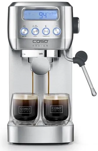 Кофеварка Caso Espresso Gourmet Crema, серебристый