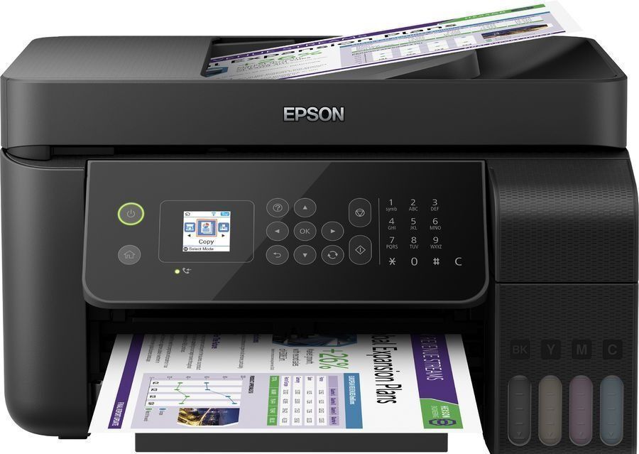 МФУ струйное Epson L5190, цветн., A4, черный
