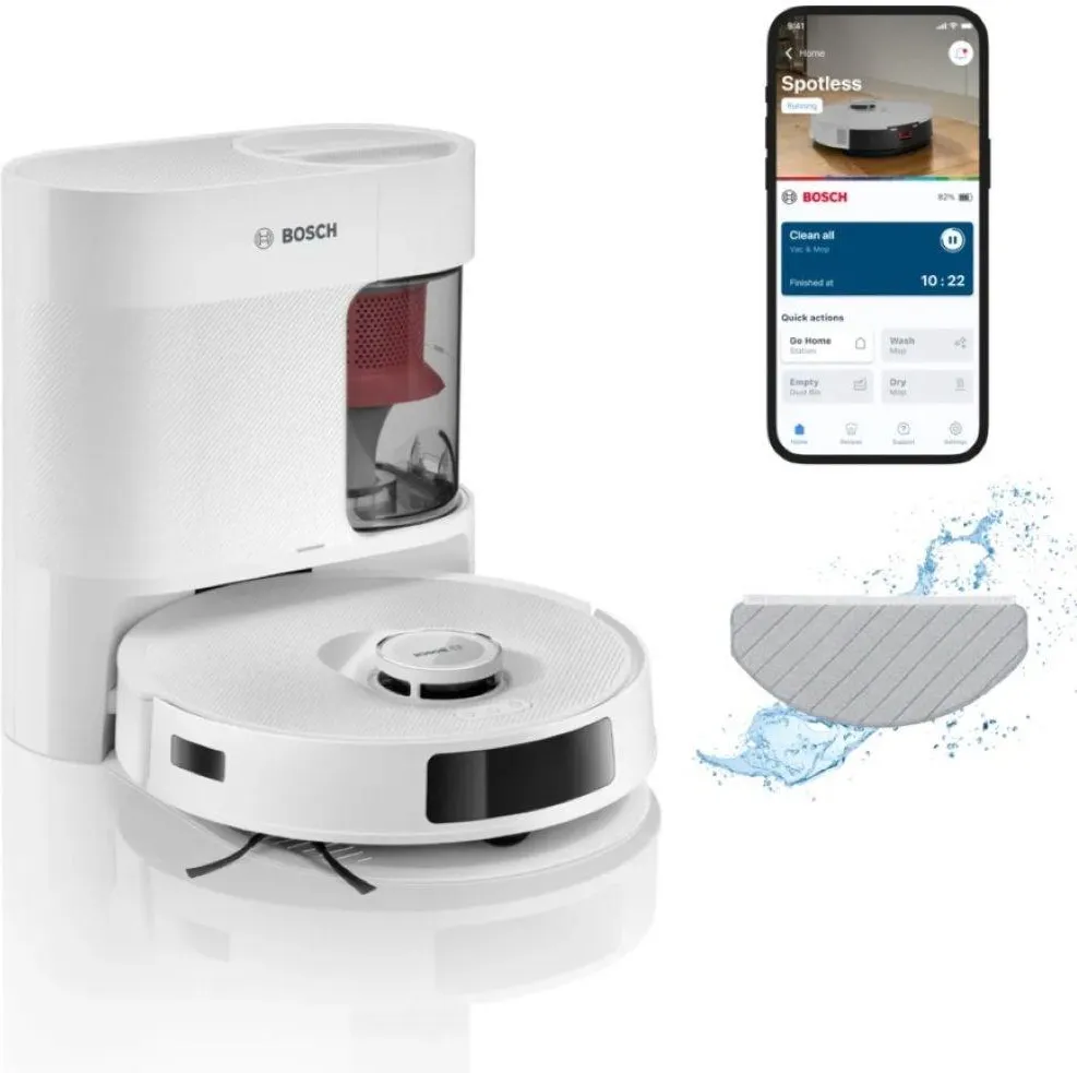 Робот-пылесос Bosch Spotless Advanced+ BCRD2W