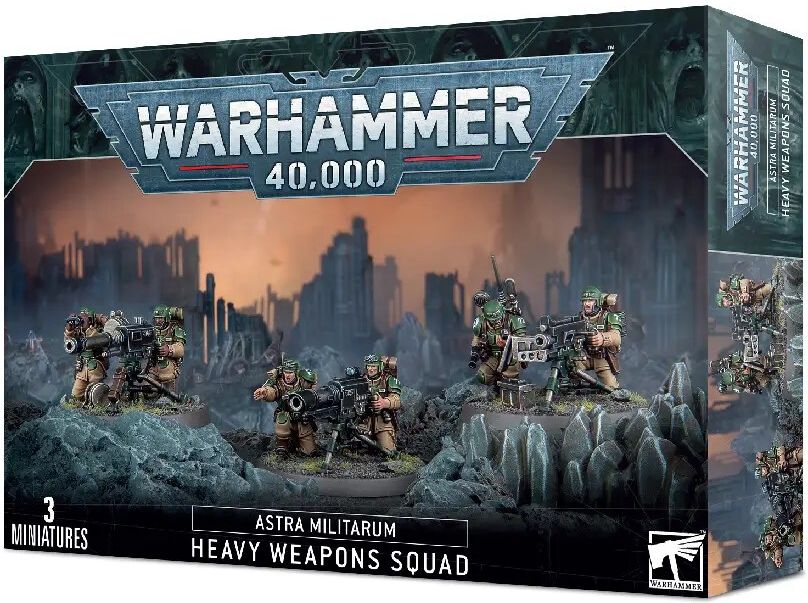 Миниатюра Games Workshop Warhammer 40k Astra Militarum Cadian Heavy Weapons Squad