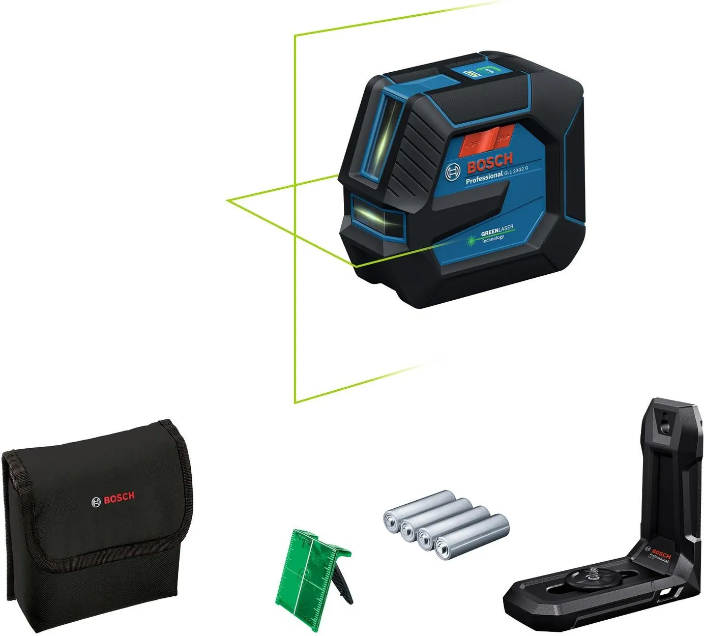 Лазерный уровень Bosch GLL 20-22 G Professional 0601065600