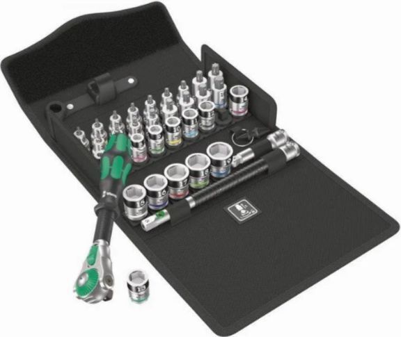 Wera набор с трещоткой Zyklop Speed 3/8 ' 8100 SB All-In 35El. 5003536001