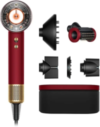 Фен Dyson Supersonic Nural Straight+Wavy красный