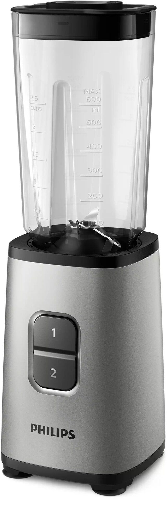 Стационарный блендер Philips HR2604, черный/серебристый