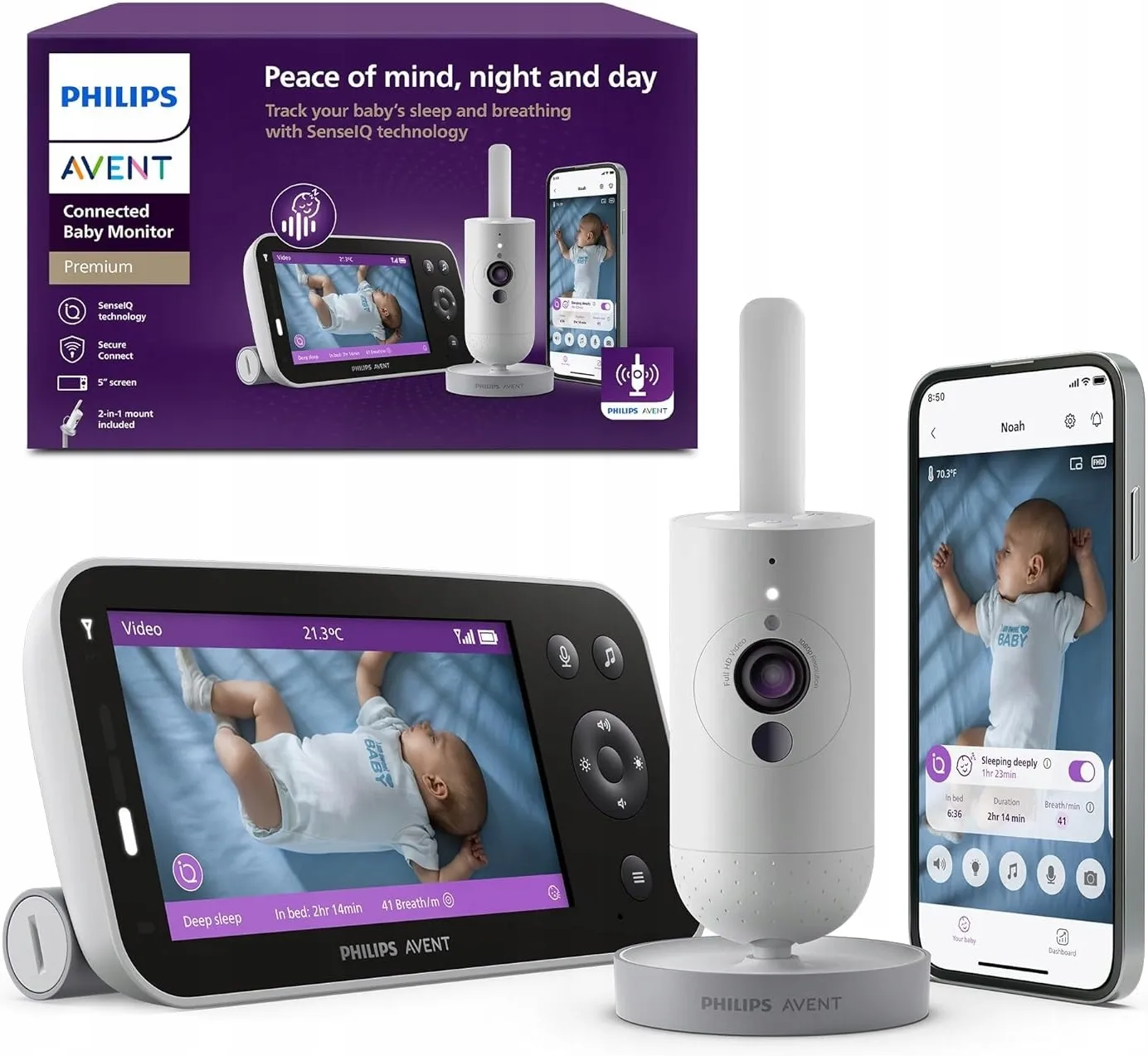 Радионяня PHILIPS AVENT SenseIQ SCD973/26