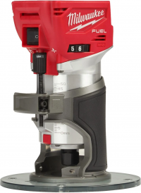 Аккумуляторный кромочный фрезер Milwaukee M18 FTR-0X FUEL 18 В, без АКБ и ЗУ