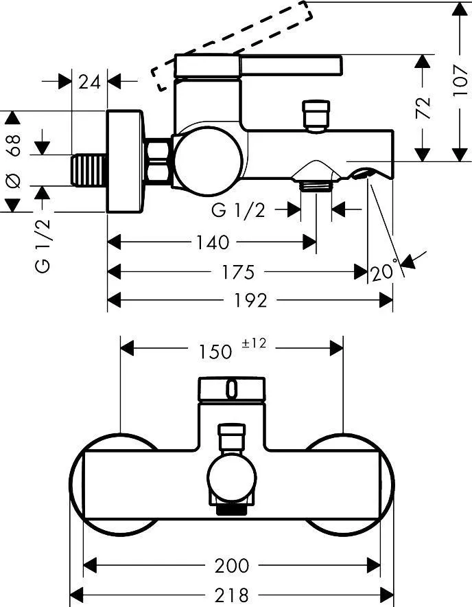 Смеситель Hansgrohe Zesis S 74420000