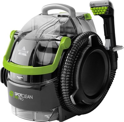 Портативный моющий пылесос BISSELL SpotClean Pet Pro 15585, чёрно-зелёный