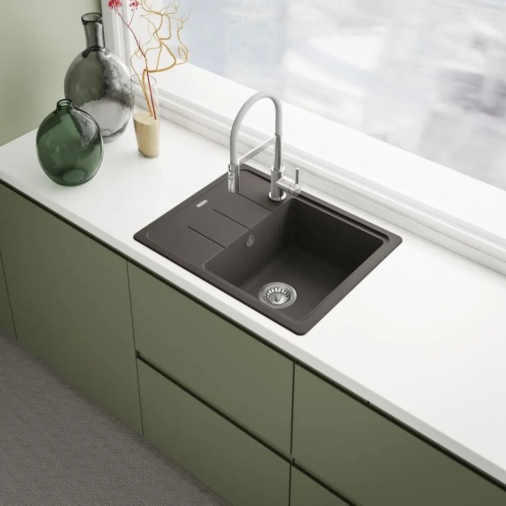 Кухонная раковина Franke Basis BFG 611-62 114.0716.316, сланцевый серый