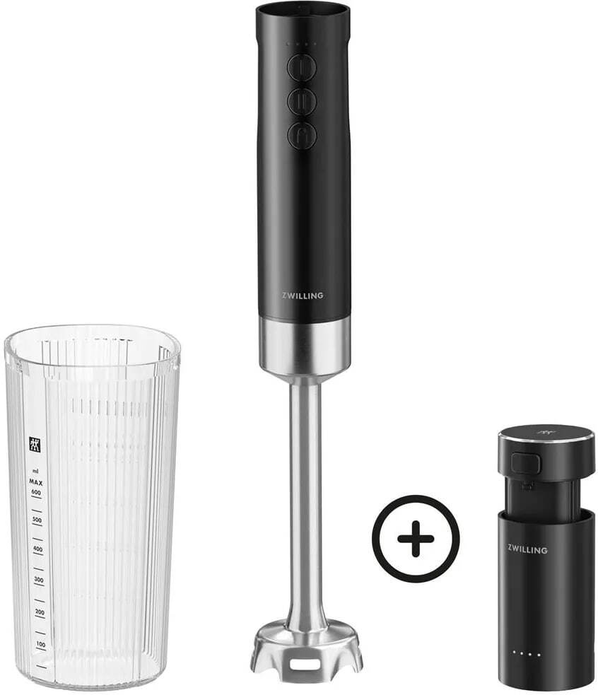 Zwilling - XTEND беспроводной погружной блендер, стартовый комплект + аккумулятор, черный
